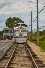 CBQ E5A Locomotive Nebraska Zephyr